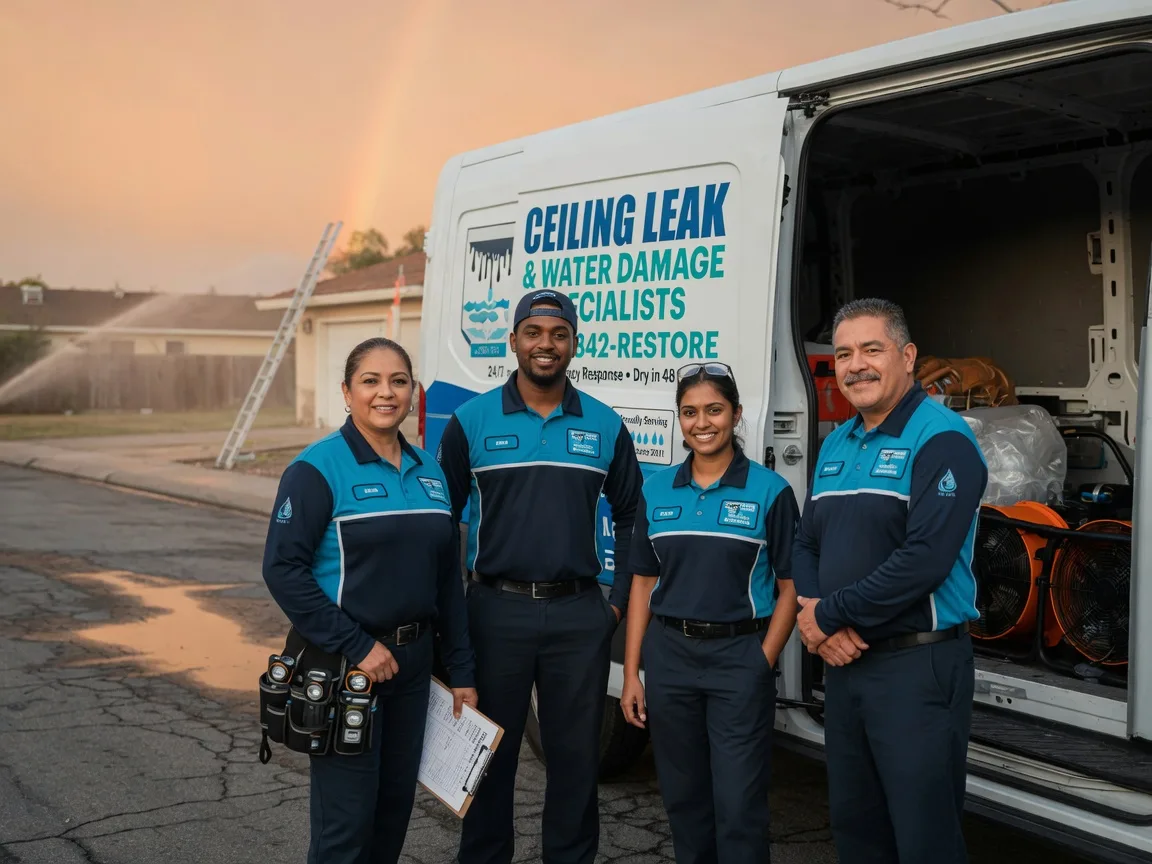 Ceiling Leak Cleanup company in Chester, OH