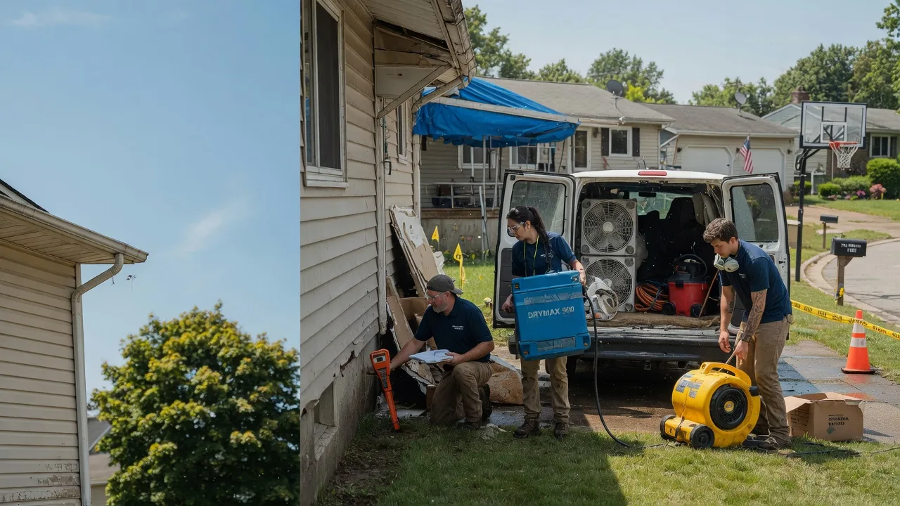 Ceiling Leak Cleanup in Chester, OH near me