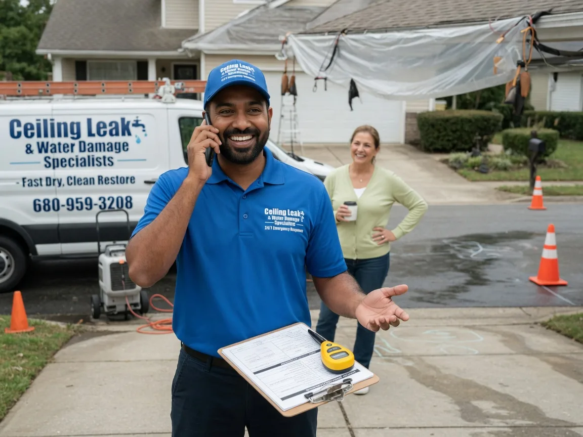 Ceiling Leak Cleanup Chester, OH FAQs
